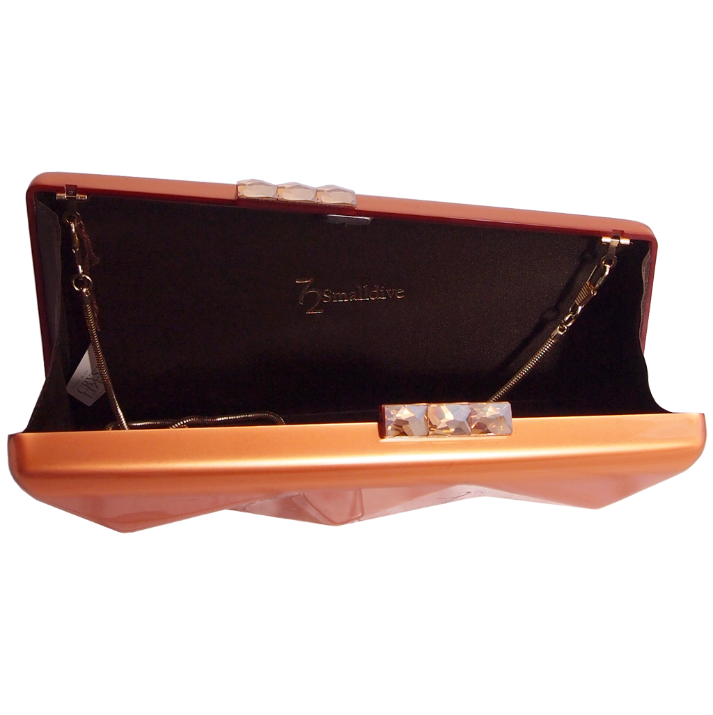 Minaudière in Metallic Copper