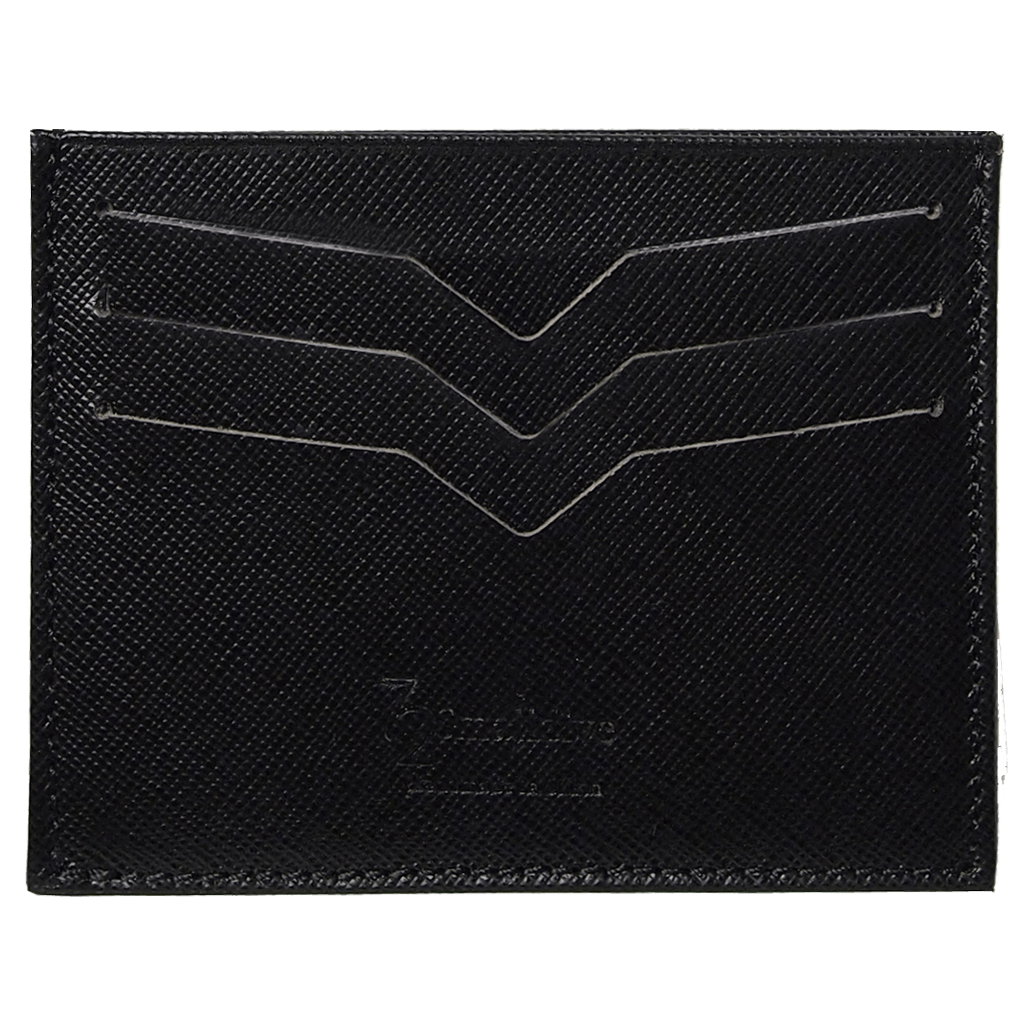 72 Smalldive Unisex Wallets Saffiano Credit Card Wallet Black.