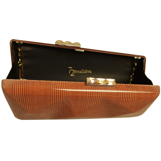 Minaudiére in Orange Glen Plaid