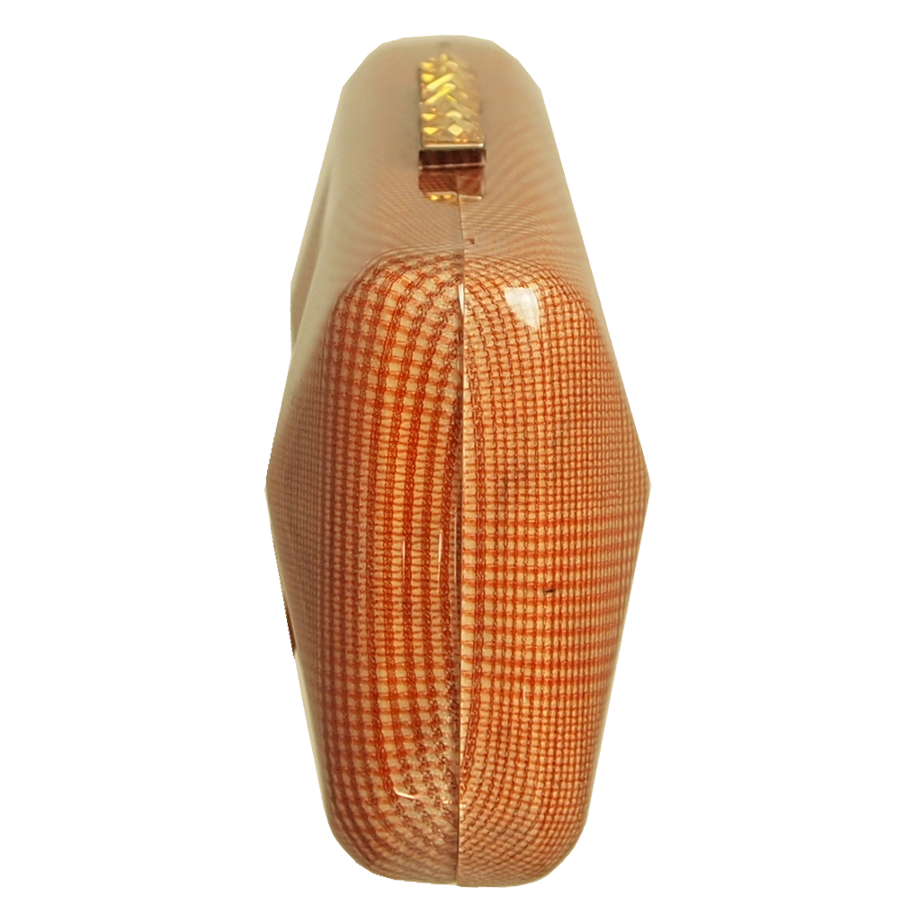 Minaudiére in Orange Glen Plaid