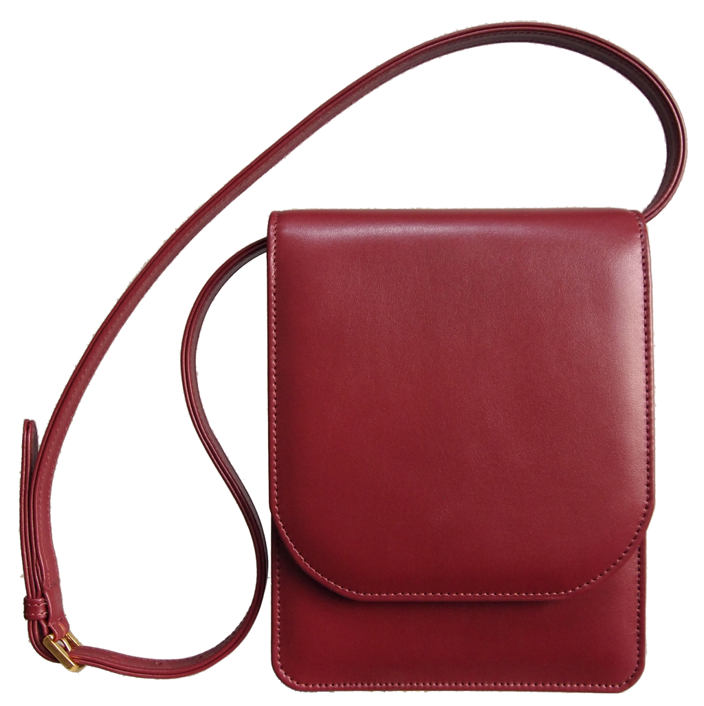 72 Smalldive Minis & Pouches Buffed Leather Mini Vertical Shoulder Bag.