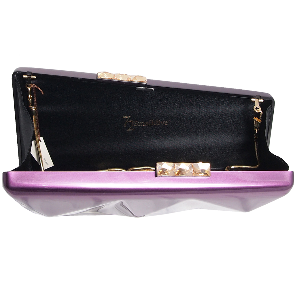 Minaudiére in Metallic Orchid