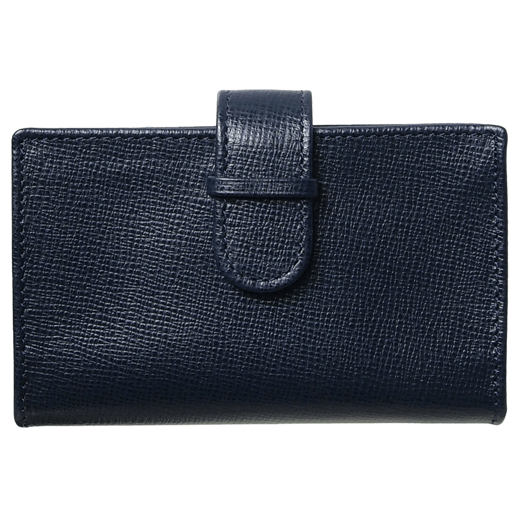 72 Smalldive Unisex Wallets Saffiano Business Card Case Blue.