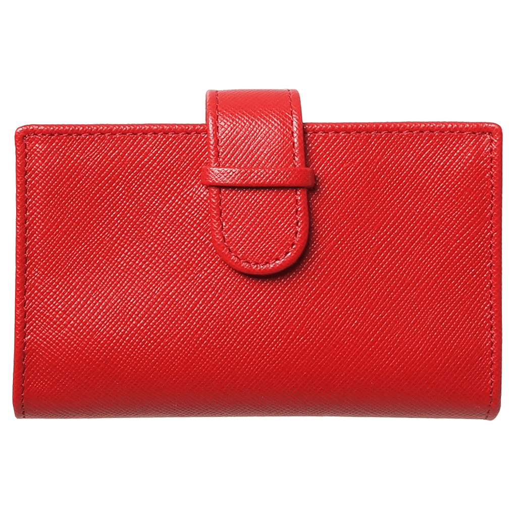72 Smalldive Unisex Wallets Saffiano Business Card Case Red.