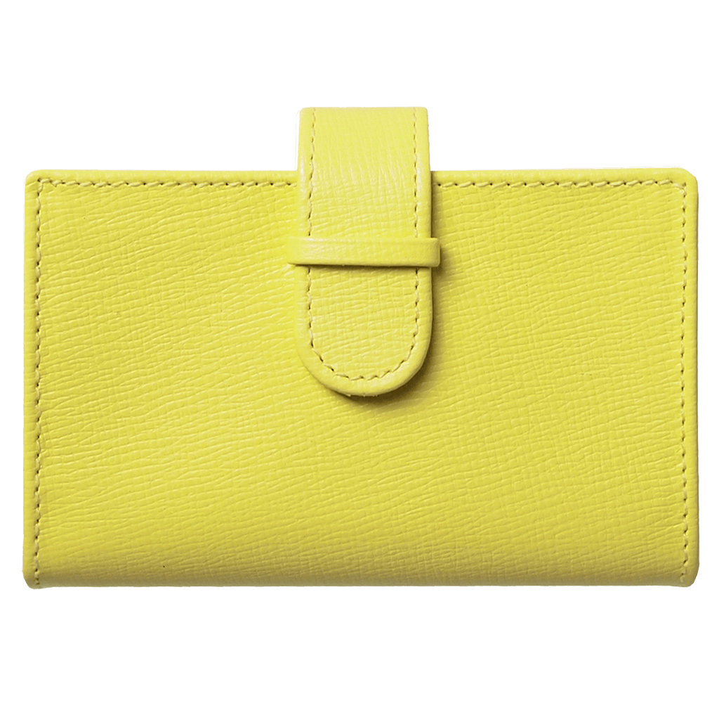 72 Smalldive Unisex Wallets Saffiano Business Card Case Lemon.