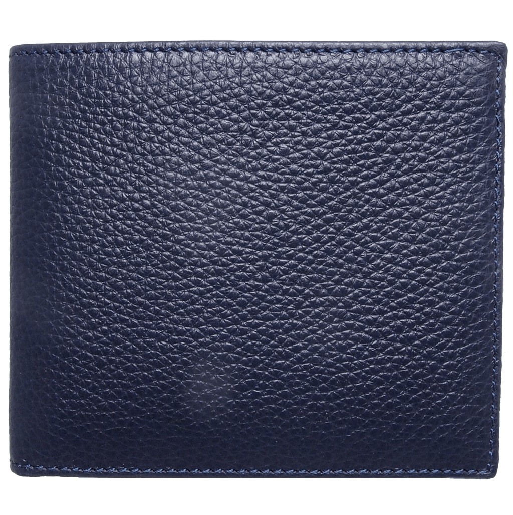 72 Smalldive Mens Wallets 8 Credit Card Small Pebbled Leather Billfold Navy.