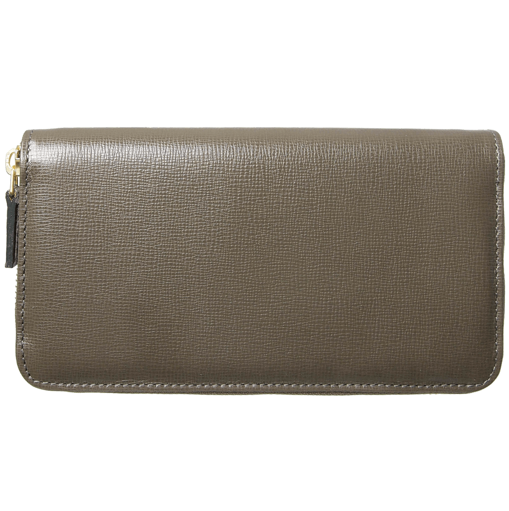 72 Smalldive Unisex Wallets 8 CC Saffiano Zip Around Wallet Olive.