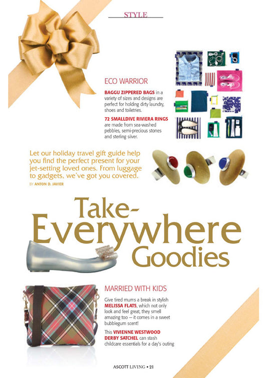 72 Smalldive Materialimmateriali Rings Featured on Oct 2010 Issue of Ascot Living