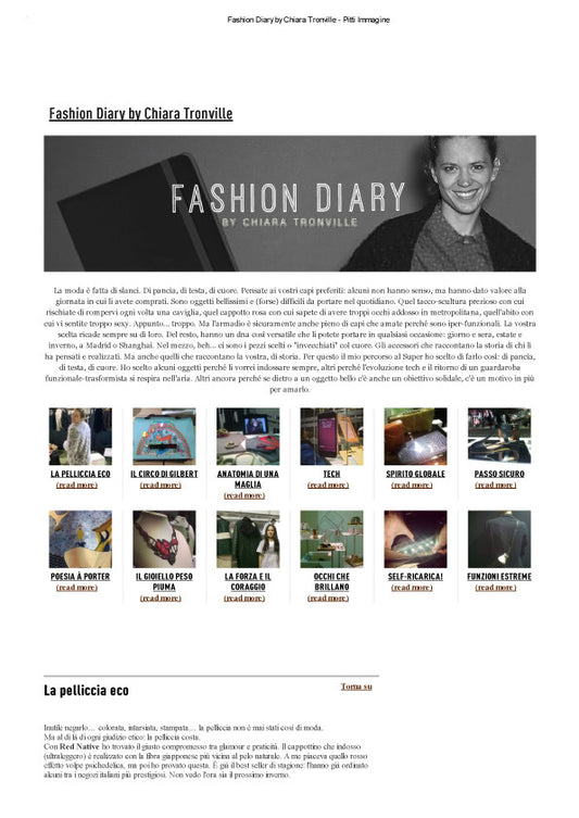 72 Smalldive Minaudière Clutch Featured on La Repubblica Fashion Writer Chiara Tronville Fashion Diary