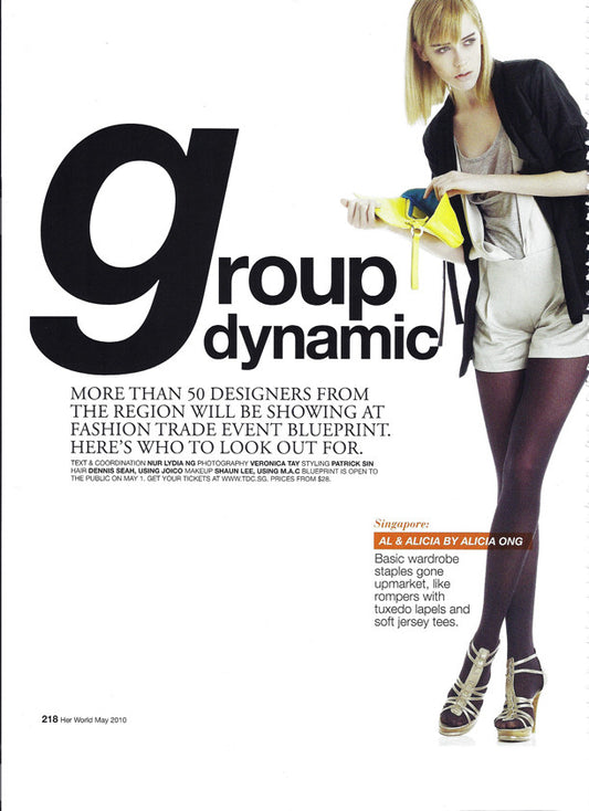 72 Smalldive Brand Feature on May 2010 of Her World Singapore