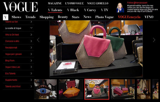 72 Smalldive Ps & Qs Featured on April 2012 Vogue Italy New Talents