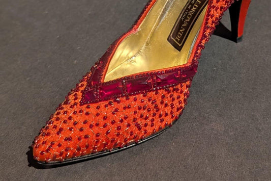 Red Stiletto Commission by Marilyn Monroe Vigevano Shoe Musuem
