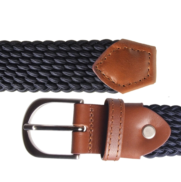 72SMALLDIVE 30mm Width Viscose Elastic Belt In Navy Sizes S to XXXL Flatlay Image 02