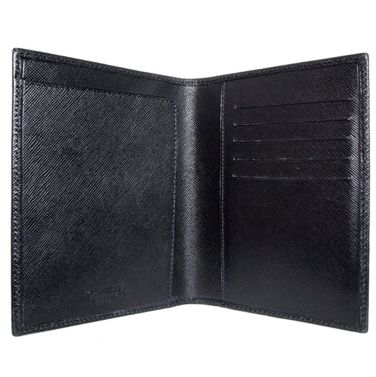 72 SMALLDIVE Bi-Colored Navy Green Passport Sleeve_Image 2