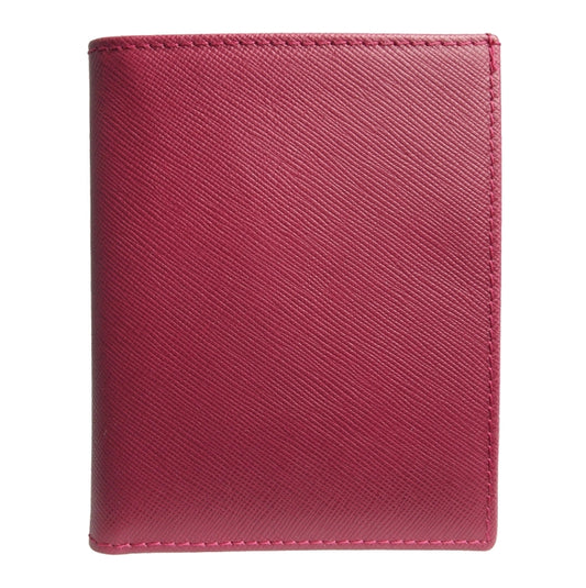72 Smalldive Fuchsia Saffiano Leather French Wallet Image 1