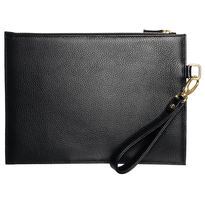 Black Textured Leather Folio 72 Smalldive