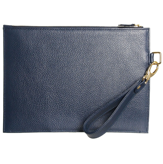 72 Smalldive Folios Pebbled Leather Folio Navy.