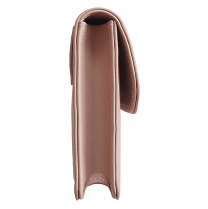 Side View Of Pink Smooth Leather Belt Pouch 72 Smalldive