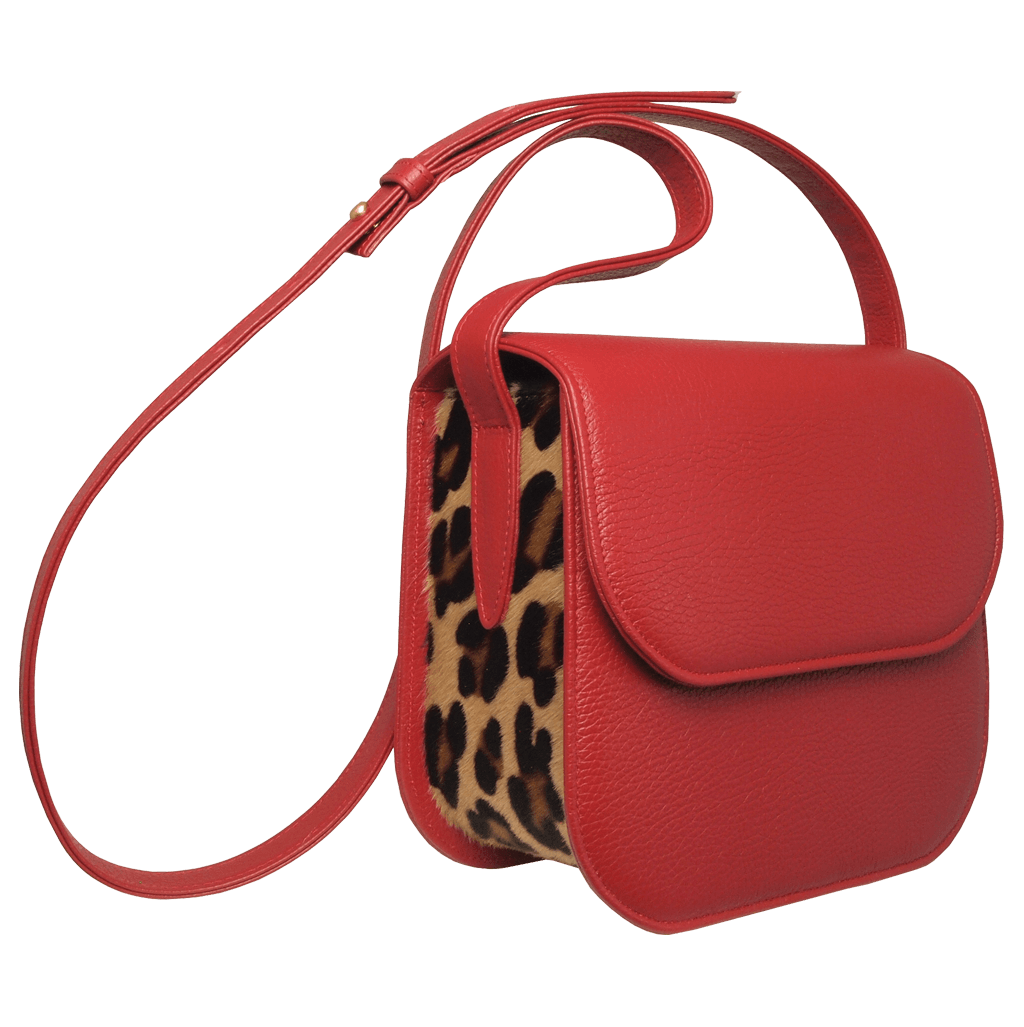 Animalier Crossbody Bag Red