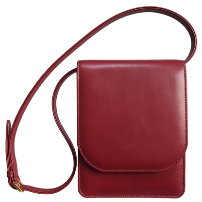 72 Smalldive Minis & Pouches Buffed Leather Mini Vertical Shoulder Bag.