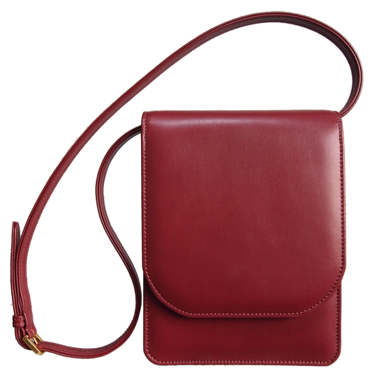 72 Smalldive Minis & Pouches Buffed Leather Mini Vertical Shoulder Bag.