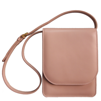 72 Smalldive Minis & Pouches Buffed Leather Mini Vertical Shoulder Bag.