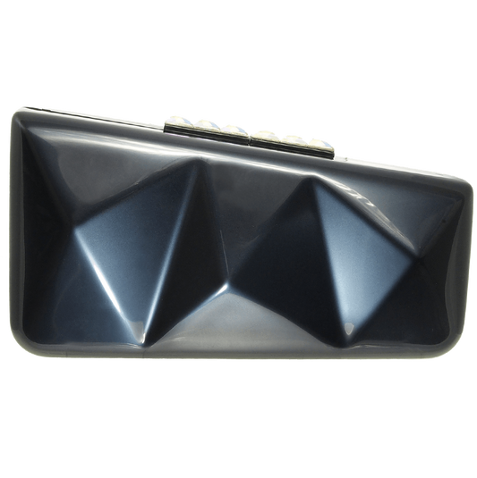 Minaudiére in Metallic Midnight Blue.