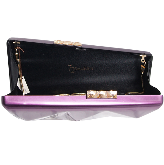 Minaudiére in Metallic Orchid