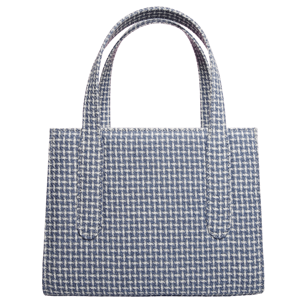 Blue Melange Eco Wool Tote 72 Smalldive