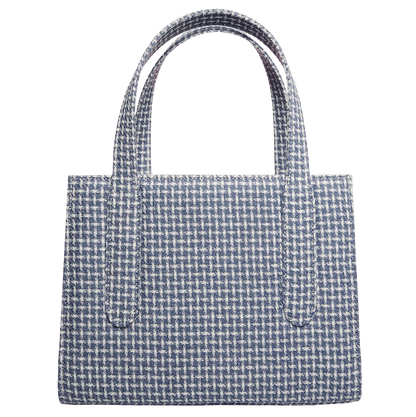 Blue Melange Eco Wool Tote 72 Smalldive