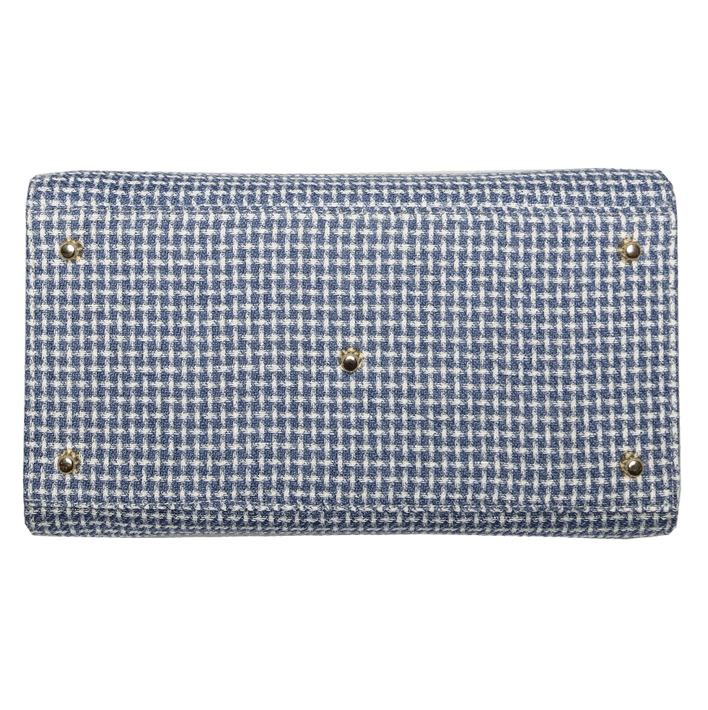 Base Of Blue Melange Eco Wool Tote 72 Smalldive