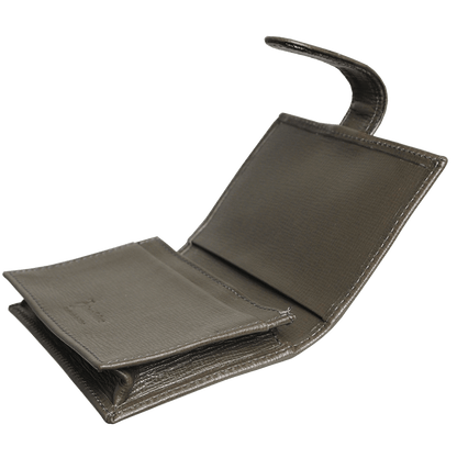 Saffiano Business Card Case Olive