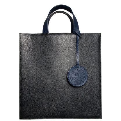 72 Smalldive Briefcase & Totes Pebbled Leather Briefcase Tote Bag Black.