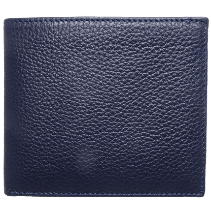 72 Smalldive Mens Wallets 8 Credit Card Small Pebbled Leather Billfold Navy.