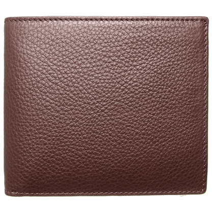 Brown Textured Leather Billfold 72 Smalldive